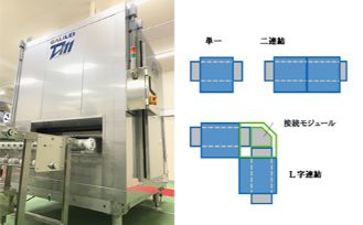 GALILEI BASE L型ショートトンネルフリーザー