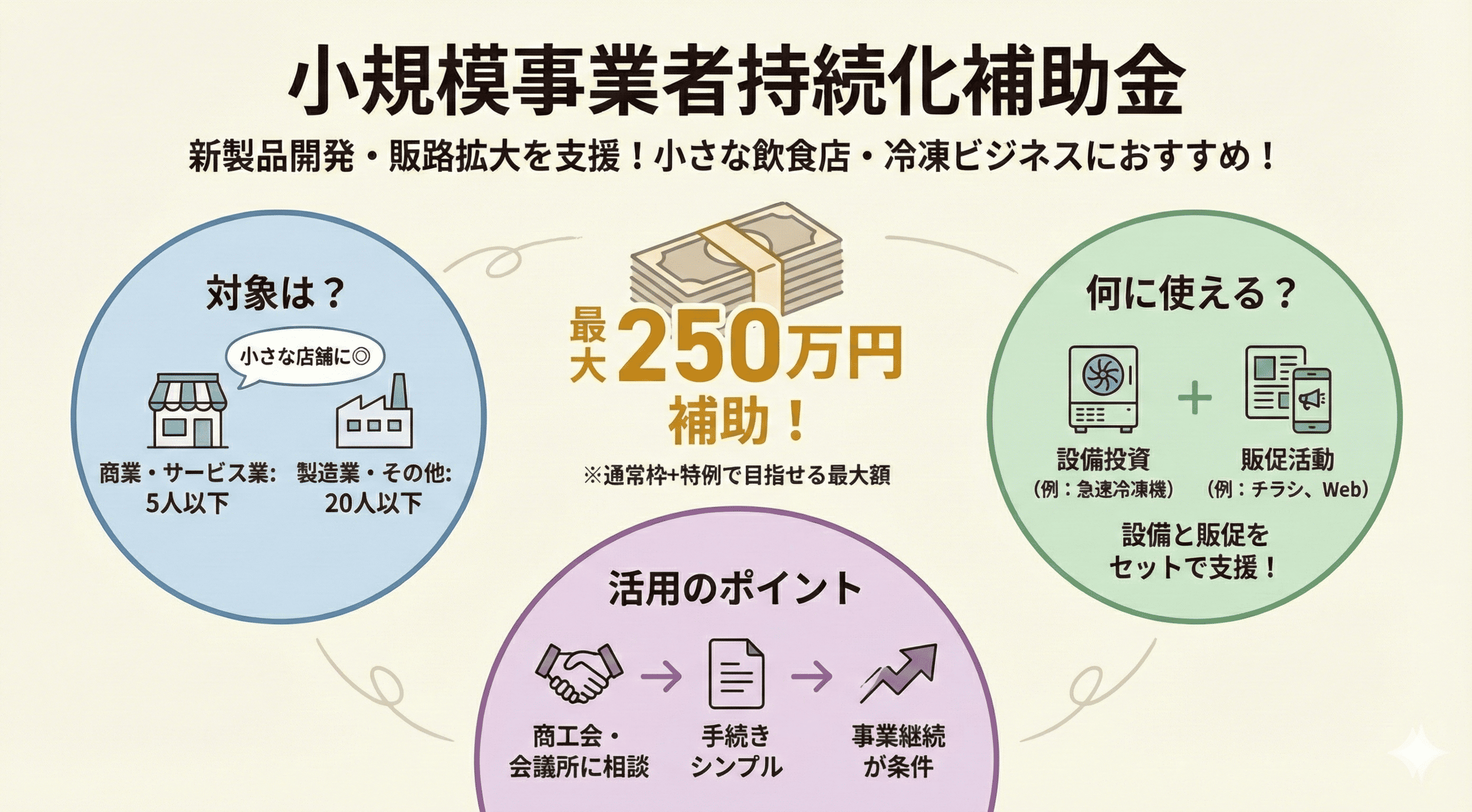 小規模事業者持続化補助金要約図解