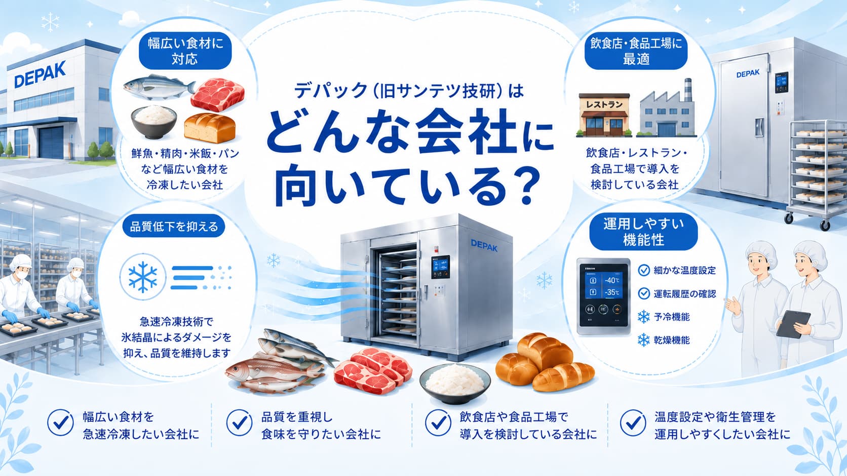 デパック(旧サンテツ技研)はどんな会社に向いている?